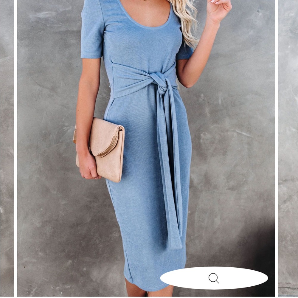 Vici: Torrant tie knot midress